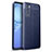 Silikon Hülle Handyhülle Gummi Schutzhülle Flexible Leder Tasche für Vivo V20 SE Blau