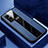 Silikon Hülle Handyhülle Gummi Schutzhülle Flexible Leder Tasche für Vivo X51 5G Blau