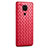 Silikon Hülle Handyhülle Gummi Schutzhülle Flexible Leder Tasche für Xiaomi Redmi 10X 4G Rot