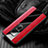 Silikon Hülle Handyhülle Gummi Schutzhülle Flexible Leder Tasche H01 für Huawei Mate 20 X 5G Rot