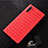 Silikon Hülle Handyhülle Gummi Schutzhülle Flexible Leder Tasche H01 für Samsung Galaxy Note 10 5G Rot