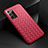 Silikon Hülle Handyhülle Gummi Schutzhülle Flexible Leder Tasche H01 für Samsung Galaxy Note 20 Ultra 5G Rot