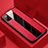 Silikon Hülle Handyhülle Gummi Schutzhülle Flexible Leder Tasche H02 für Huawei Honor View 30 5G Rot