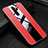 Silikon Hülle Handyhülle Gummi Schutzhülle Flexible Leder Tasche H04 für Xiaomi Redmi Note 8 Pro Rot