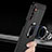 Silikon Hülle Handyhülle Gummi Schutzhülle Flexible Leder Tasche mit Magnetisch Fingerring Ständer für Realme 6 Pro