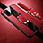 Silikon Hülle Handyhülle Gummi Schutzhülle Flexible Leder Tasche mit Magnetisch Fingerring Ständer für Realme X7 5G Rot