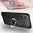 Silikon Hülle Handyhülle Gummi Schutzhülle Flexible Leder Tasche mit Magnetisch Fingerring Ständer S01 für Xiaomi Mi 10T 5G