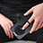 Silikon Hülle Handyhülle Gummi Schutzhülle Flexible Leder Tasche mit Magnetisch Fingerring Ständer S01 für Xiaomi Mi 12 Ultra 5G