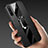 Silikon Hülle Handyhülle Gummi Schutzhülle Flexible Leder Tasche mit Magnetisch Fingerring Ständer S02 für Realme X3 SuperZoom