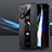 Silikon Hülle Handyhülle Gummi Schutzhülle Flexible Leder Tasche mit Magnetisch Fingerring Ständer S03 für Samsung Galaxy S22 Ultra 5G