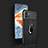 Silikon Hülle Handyhülle Gummi Schutzhülle Flexible Leder Tasche mit Magnetisch Fingerring Ständer S03 für Vivo iQOO 9 5G
