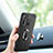 Silikon Hülle Handyhülle Gummi Schutzhülle Flexible Leder Tasche mit Magnetisch Fingerring Ständer S03 für Xiaomi Redmi Note 8