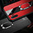 Silikon Hülle Handyhülle Gummi Schutzhülle Flexible Leder Tasche mit Magnetisch Fingerring Ständer T02 für Samsung Galaxy Note 10 Plus