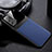 Silikon Hülle Handyhülle Gummi Schutzhülle Flexible Leder Tasche mit Magnetisch FL1 für Samsung Galaxy A23 5G Blau