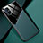 Silikon Hülle Handyhülle Gummi Schutzhülle Flexible Leder Tasche mit Magnetisch für Samsung Galaxy M51 Grün