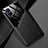 Silikon Hülle Handyhülle Gummi Schutzhülle Flexible Leder Tasche mit Magnetisch für Samsung Galaxy M51 Schwarz