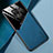 Silikon Hülle Handyhülle Gummi Schutzhülle Flexible Leder Tasche mit Magnetisch für Xiaomi Redmi 10X 5G Blau