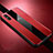 Silikon Hülle Handyhülle Gummi Schutzhülle Flexible Leder Tasche S01 für Huawei Enjoy 10e Rot