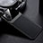 Silikon Hülle Handyhülle Gummi Schutzhülle Flexible Leder Tasche S01 für Samsung Galaxy A51 5G Schwarz
