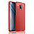 Silikon Hülle Handyhülle Gummi Schutzhülle Flexible Leder Tasche S01 für Xiaomi Poco M2 Pro Rot