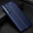 Silikon Hülle Handyhülle Gummi Schutzhülle Flexible Leder Tasche S03 für Huawei Nova 7 Pro 5G Blau
