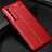 Silikon Hülle Handyhülle Gummi Schutzhülle Flexible Leder Tasche S03 für Huawei Nova 7 Pro 5G Rot