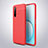 Silikon Hülle Handyhülle Gummi Schutzhülle Flexible Leder Tasche S03 für Realme X3 SuperZoom Rot
