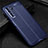 Silikon Hülle Handyhülle Gummi Schutzhülle Flexible Leder Tasche S04 für Huawei P40 Lite 5G Blau