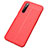 Silikon Hülle Handyhülle Gummi Schutzhülle Flexible Leder Tasche S04 für Realme X50 5G Rot
