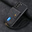Silikon Hülle Handyhülle Gummi Schutzhülle Flexible Leder Tasche SD1 für Samsung Galaxy S22 5G Schwarz