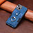 Silikon Hülle Handyhülle Gummi Schutzhülle Flexible Leder Tasche SD10 für Apple iPhone 14 Blau