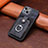 Silikon Hülle Handyhülle Gummi Schutzhülle Flexible Leder Tasche SD10 für Apple iPhone 14 Schwarz