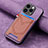 Silikon Hülle Handyhülle Gummi Schutzhülle Flexible Leder Tasche SD3 für Apple iPhone 13 Pro Max Helles Lila