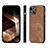 Silikon Hülle Handyhülle Gummi Schutzhülle Flexible Leder Tasche SD3 für Apple iPhone 14
