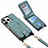 Silikon Hülle Handyhülle Gummi Schutzhülle Flexible Leder Tasche SD6 für Apple iPhone 13 Pro Blau