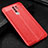 Silikon Hülle Handyhülle Gummi Schutzhülle Flexible Leder Tasche WL2 für Xiaomi Redmi 9 Rot