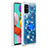 Silikon Hülle Handyhülle Gummi Schutzhülle Flexible Tasche Bling-Bling mit Fingerring Ständer S01 für Samsung Galaxy A51 5G