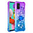 Silikon Hülle Handyhülle Gummi Schutzhülle Flexible Tasche Bling-Bling mit Fingerring Ständer S02 für Samsung Galaxy A51 4G