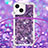 Silikon Hülle Handyhülle Gummi Schutzhülle Flexible Tasche Bling-Bling mit Schlüsselband Lanyard S02 für Apple iPhone 14