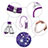 Silikon Hülle Handyhülle Gummi Schutzhülle Flexible Tasche Bling-Bling mit Schlüsselband Lanyard S02 für Apple iPhone 14