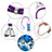 Silikon Hülle Handyhülle Gummi Schutzhülle Flexible Tasche Bling-Bling mit Schlüsselband Lanyard S02 für Samsung Galaxy A20e