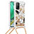 Silikon Hülle Handyhülle Gummi Schutzhülle Flexible Tasche Bling-Bling mit Schlüsselband Lanyard S02 für Xiaomi Mi 10T 5G