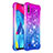 Silikon Hülle Handyhülle Gummi Schutzhülle Flexible Tasche Bling-Bling S02 für Samsung Galaxy M10 Violett
