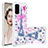 Silikon Hülle Handyhülle Gummi Schutzhülle Flexible Tasche Bling-Bling S03 für Samsung Galaxy S20 5G Rosa
