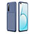 Silikon Hülle Handyhülle Gummi Schutzhülle Flexible Tasche Köper für Realme X3 Blau