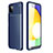 Silikon Hülle Handyhülle Gummi Schutzhülle Flexible Tasche Köper für Samsung Galaxy A22 5G Blau
