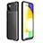 Silikon Hülle Handyhülle Gummi Schutzhülle Flexible Tasche Köper für Samsung Galaxy A22 5G Schwarz