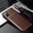 Silikon Hülle Handyhülle Gummi Schutzhülle Flexible Tasche Köper für Samsung Galaxy M51 Braun