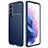 Silikon Hülle Handyhülle Gummi Schutzhülle Flexible Tasche Köper für Samsung Galaxy S22 5G Blau