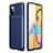 Silikon Hülle Handyhülle Gummi Schutzhülle Flexible Tasche Köper WL1 für Samsung Galaxy M51 Blau